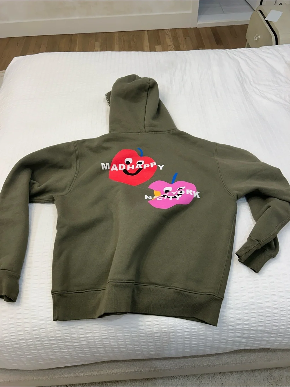 Madhappy Olive Green Hoodie NYC limited edition